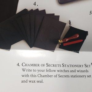NWOT Chamber of Secrets Stationary Set w/ Wax Seal